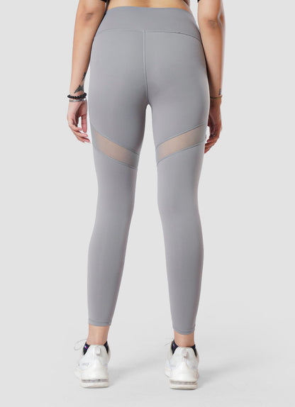 Performance Mesh Leggings - Grey