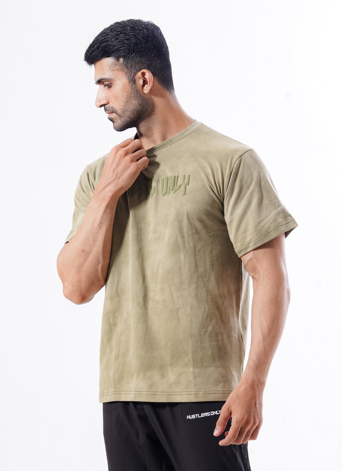 Drippy Acid Wash Tshirt - Green