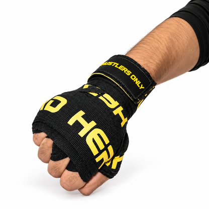 Hand Wraps - Black & Yellow