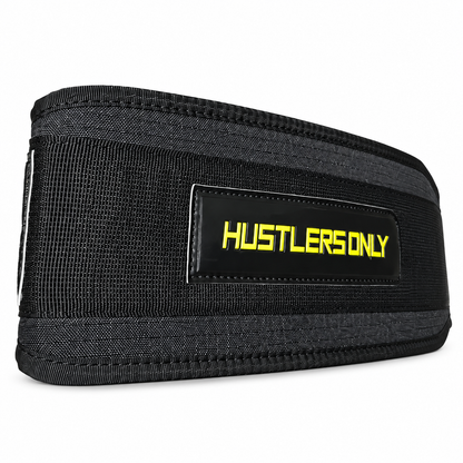 Nylon Boxing Belt - Black & Yellow