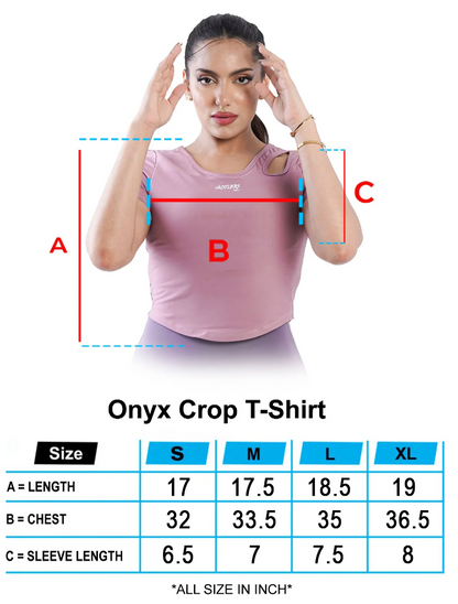 Onyx Crop T-Shirt - Pink