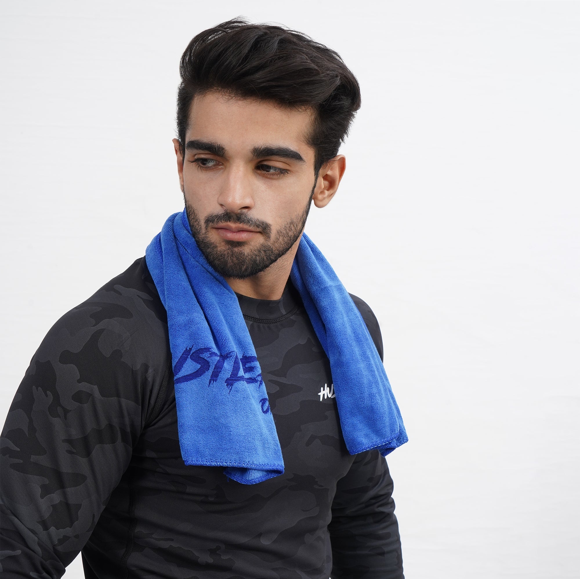 Quick Dry Gym Towel - Blue