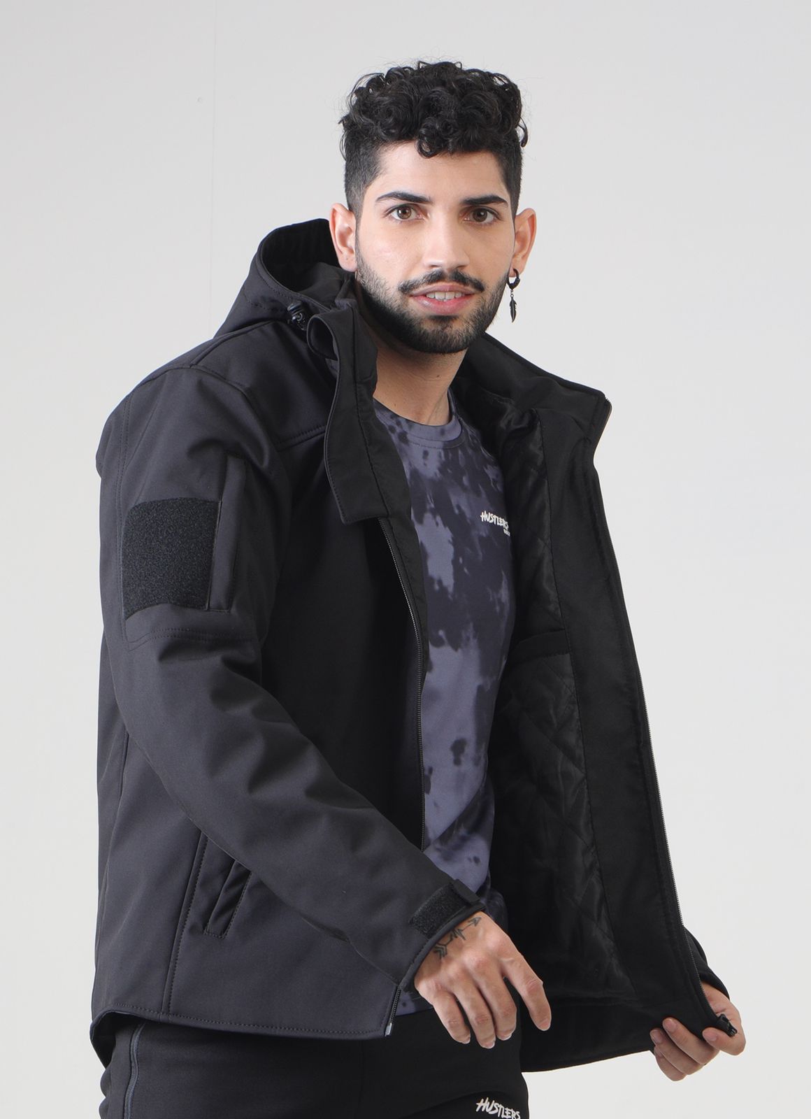 Winter Combat Jacket-Black