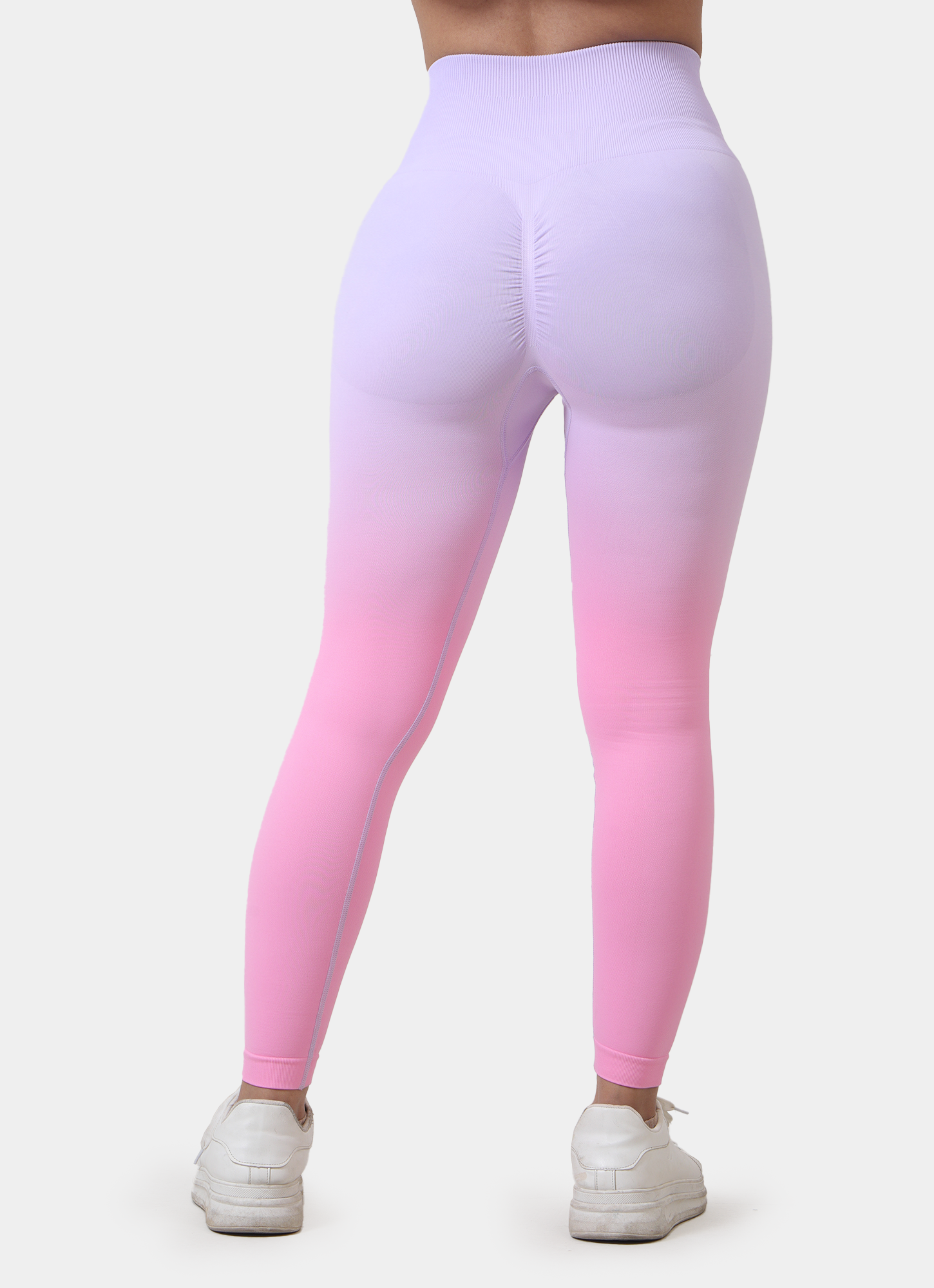 Dip Dye Seamless Leggings-Pink