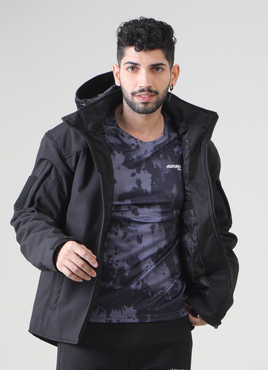 Winter Combat Jacket-Black