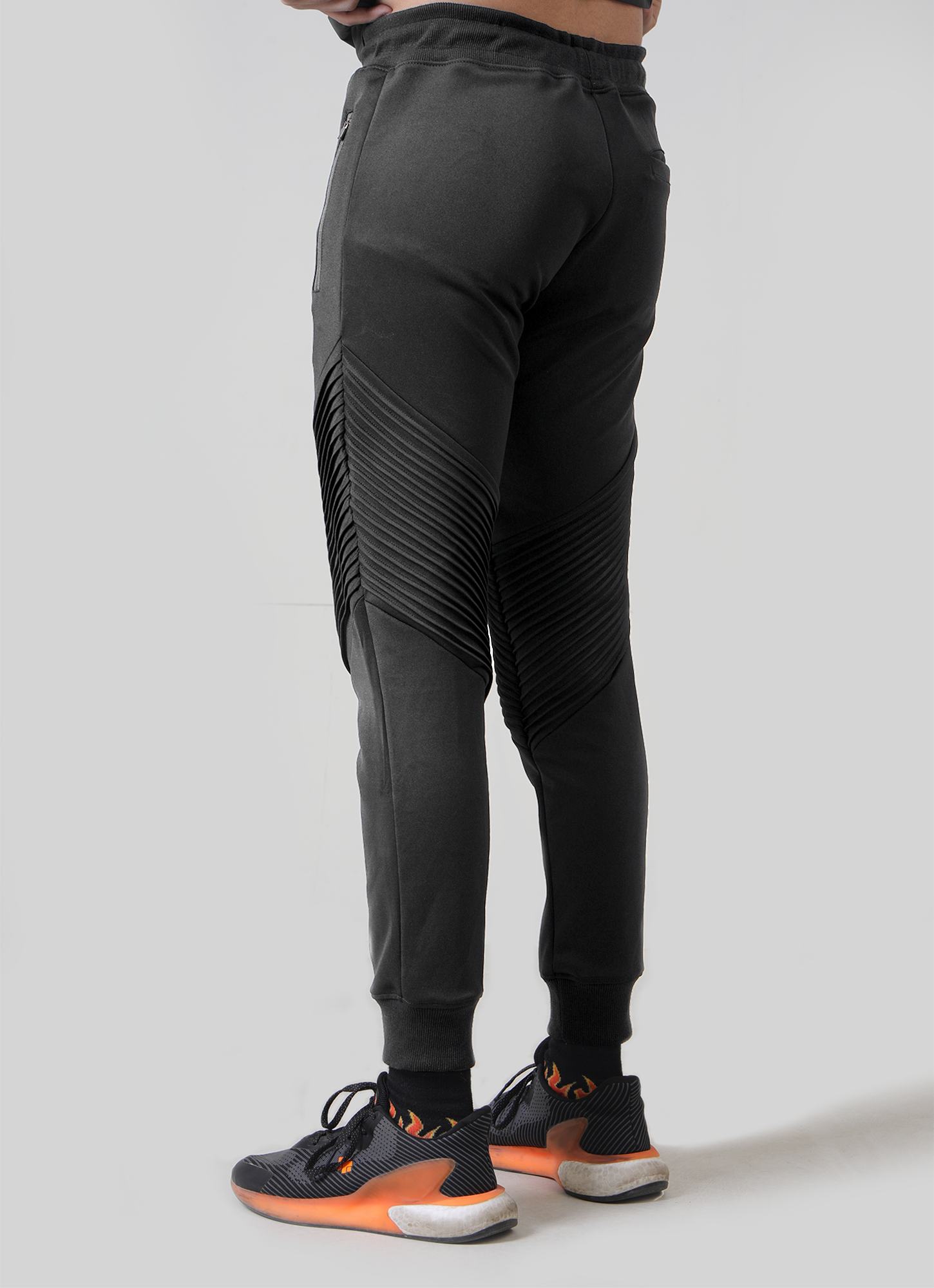 Scorpion Ribbed Trousers - Grey