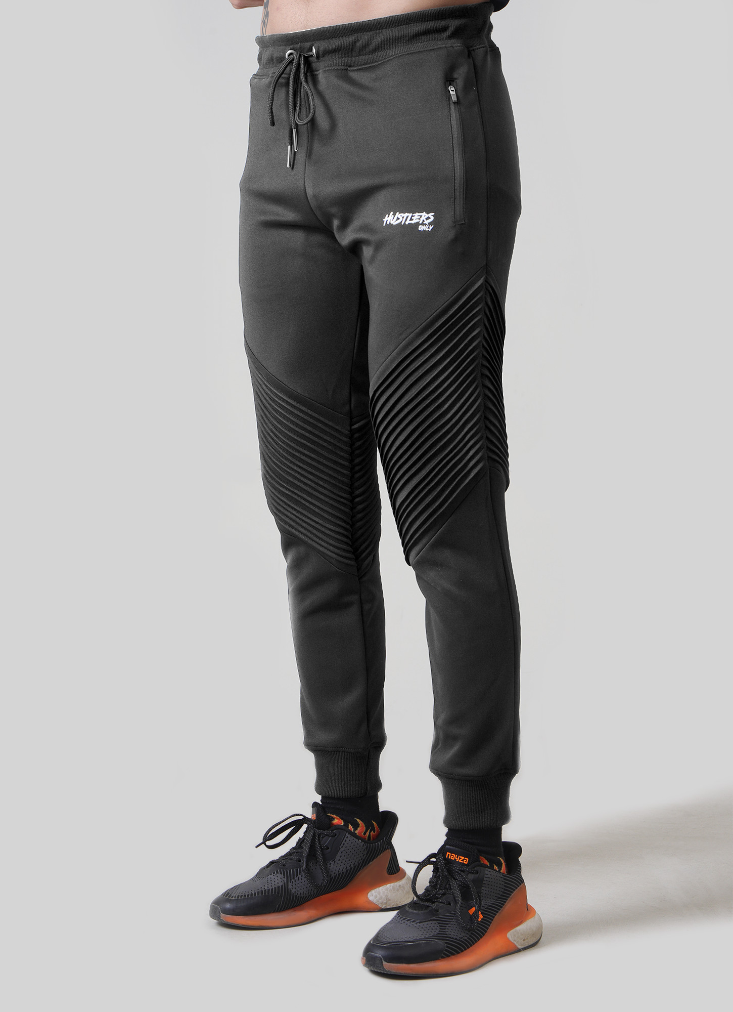 Scorpion Ribbed Trousers - Grey